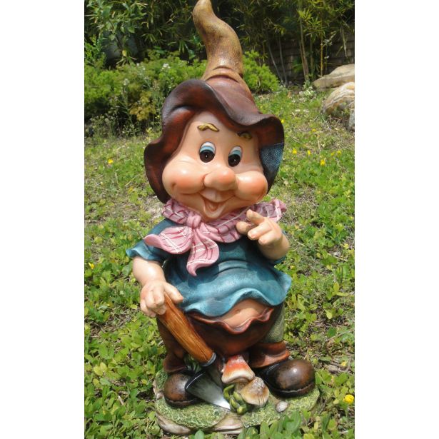 FIGURA, OKRASNA PALČEK Z LOPATO VIŠ 16 CM