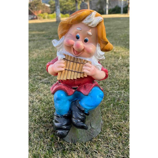 FIGURA, OKRASNA PALČEK Z ORGLICAMI VIŠ.30 CM