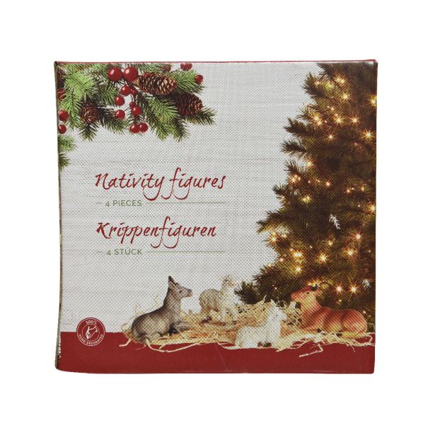 FIGURA ZA JASLICE DECORIS OVCI, KRAVICA, OSLIČEK 4/1