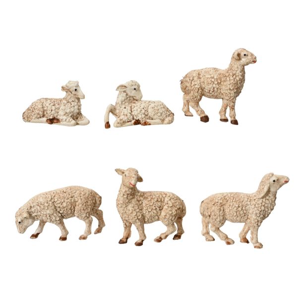 FIGURA ZA JASLICE DECORIS OVČKE 10X12 CM 6/1