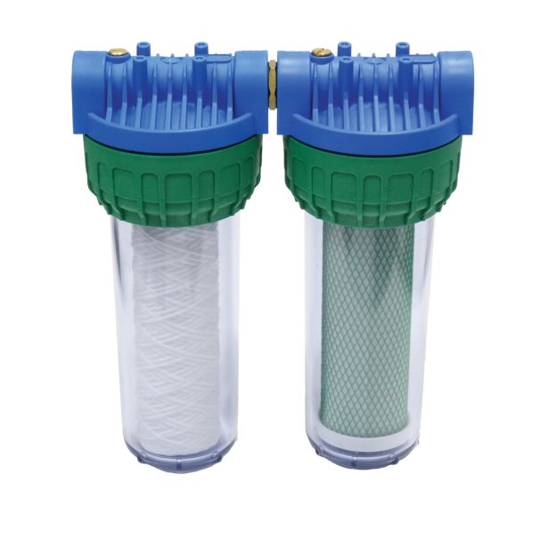 FILTER ZA VODO, DVOJNI EKOM HIŠNI EKO DUPLEX PRIKL. 19.05 MM, V=310 MM