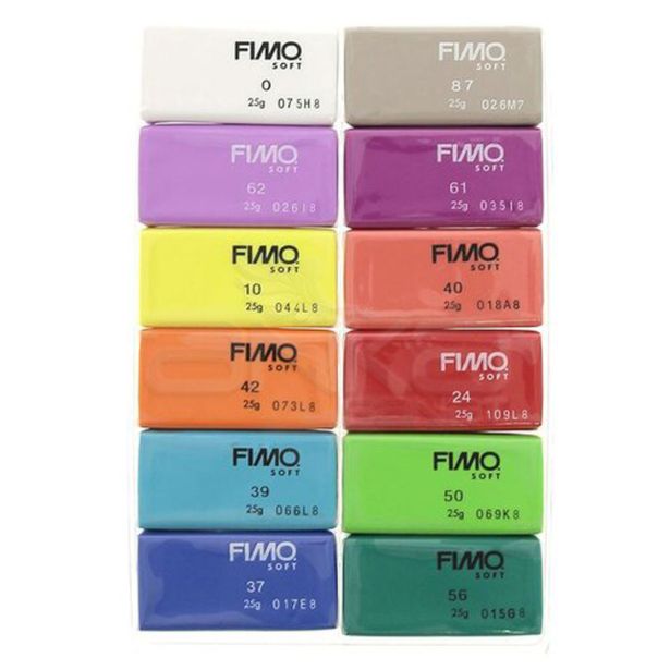 FIMO SOFT SET BRILLIANT 12X25G