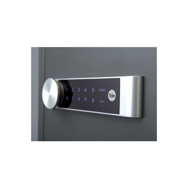 YALE TREZOR FIRE SAFE DOCUMENT PROFESSIONAL, VXŠXD 514X404X440MM, 53KG, 37L, ANTRACIT SIVA, POMNILNIK -2 KODE, ENKRATNA KODA