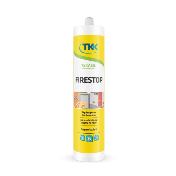OGNJEODPORNI SILIKON TEKASIL FIRESTOP BELI 300 ML