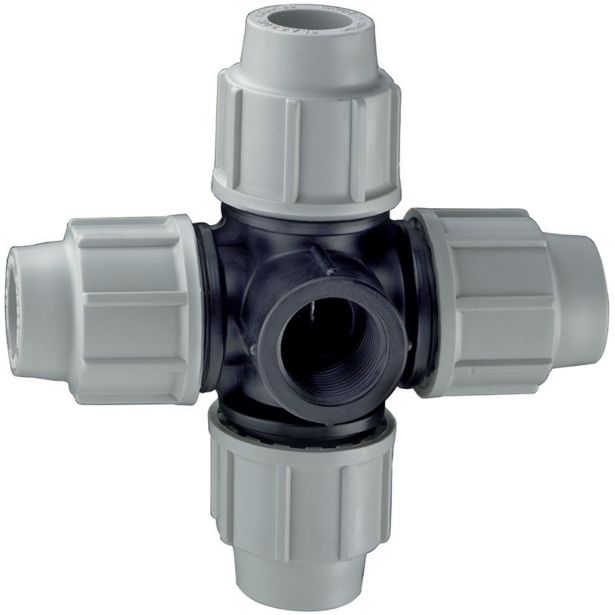 FITING ZA ALKATEN PLASSON S. 1 KRIŽNI KOS Z ODCEPOM NN 20-20-19 MM (3/4)