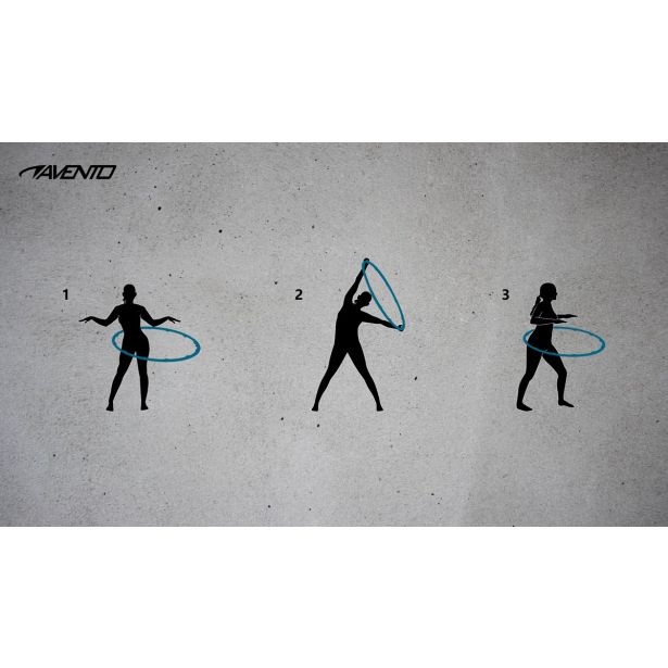 FITNESS OBROČ HULA HOOP AVENTO 1.5 KG