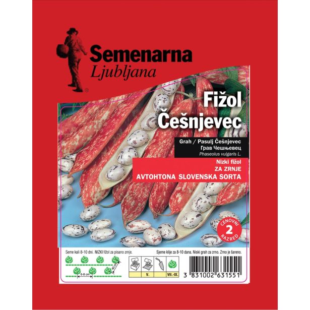 STROČNICA SEMENARNA FIŽOL ČEŠNJEVEC 200G
