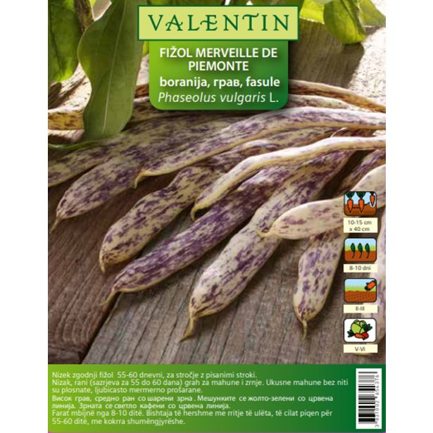 STROČNICA VALENTIN FIŽOL MERVEILLE DE PIEMONTE 80G