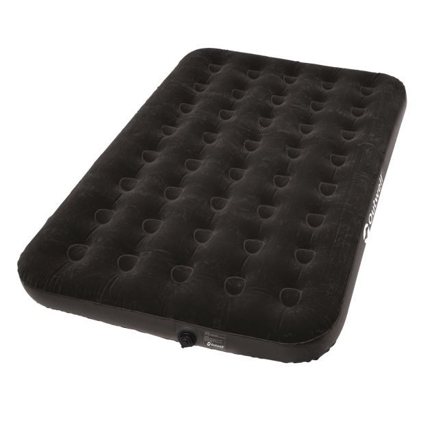 NAPIHLJIVA BLAZINA OUTWELL FLOCK CLASSIC DVOJNA 190X135X20 CM, ČRNA