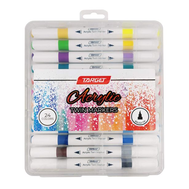 FLOMASTRI TARGET ART ACRYLIC TWIN 12/1 28269