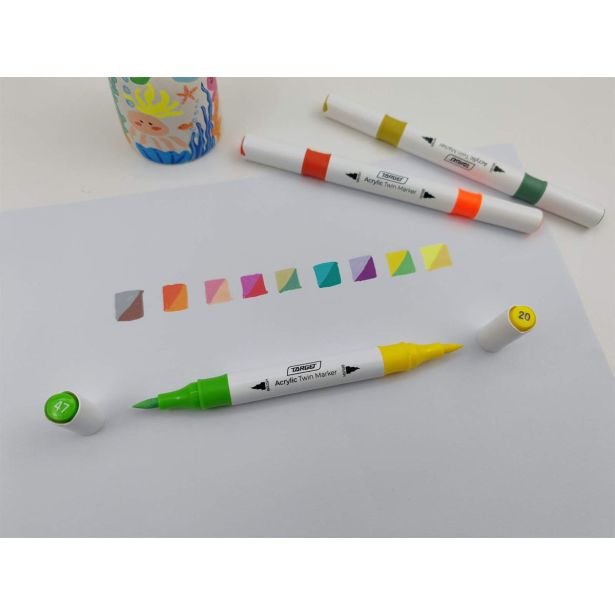 FLOMASTRI TARGET ART ACRYLIC TWIN 12/1 28269