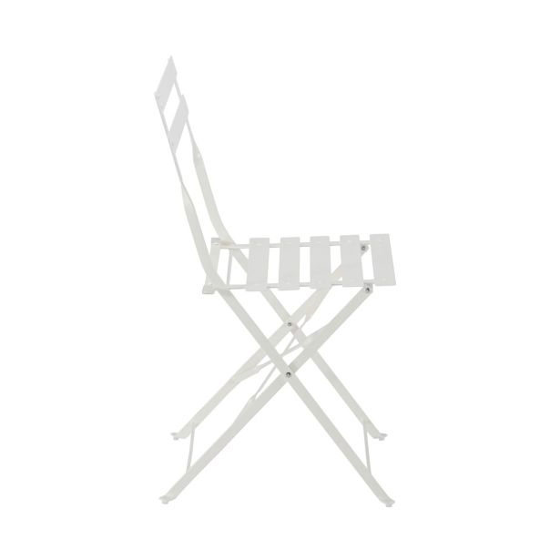 FLORA ORIGAMI STOL FULL STEEL KREM