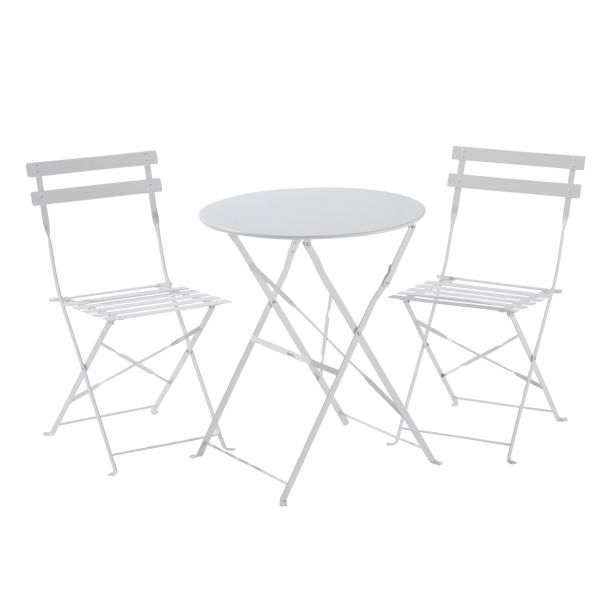 FLORA ORIGAMI STOL FULL STEEL KREM