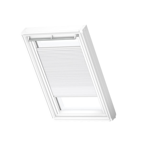 SENČILO ZA STREŠNO OKNO VELUX FMC MK08 1045S TERMO PLISE, ELEKT., BELA