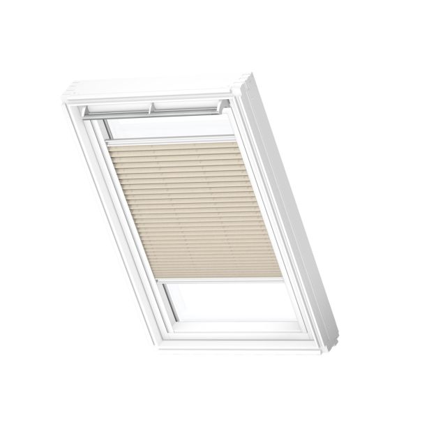 SENČILO ZA STREŠNO OKNO VELUX FML MK06 1283S PLISE, ELEK., SVETLO BEŽ