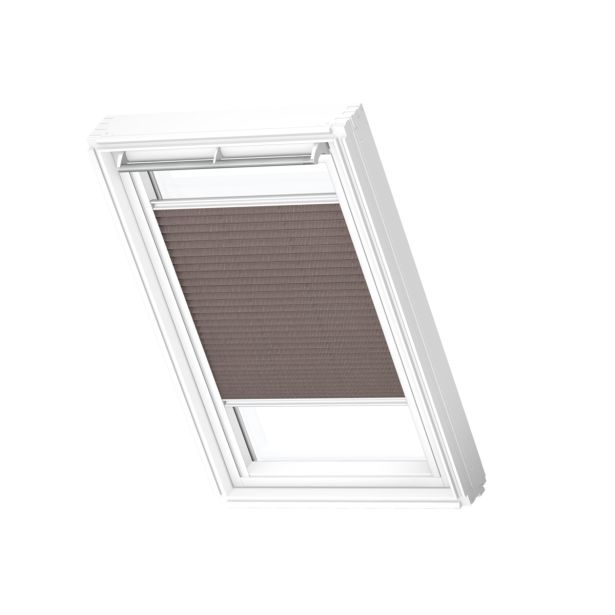 SENČILO ZA STREŠNO OKNO VELUX FML MK08 1276SWL PLISE, ELEK., PRAŠNO RJAV