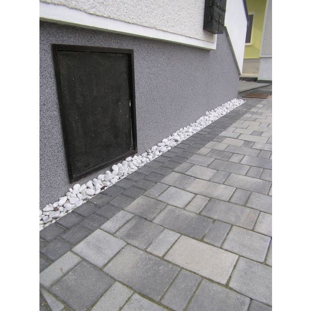 BETONSKI TLAKOVEC ZOBEC FORMA MIX SIVO - ČRNA