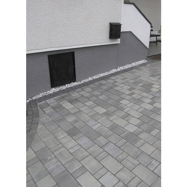 BETONSKI TLAKOVEC ZOBEC FORMA MIX SIVO - ČRNA