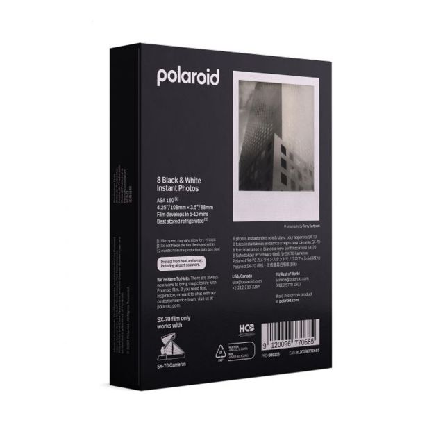 FILM POLAROID SX-70 B&W ENOJNO PAK.