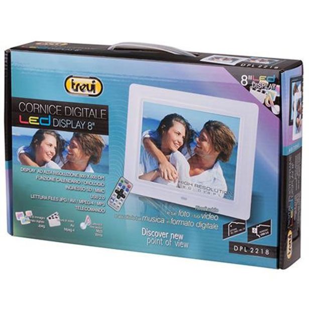 DIGITALNI FOTO OKVIR TREVI DPL 2218 8" BEL
