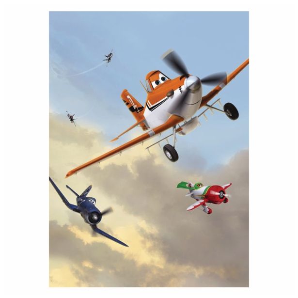 FOTOTAPETA 4DELNA PLANES DUSTY & FRIENDS 184X254CM KOMAR