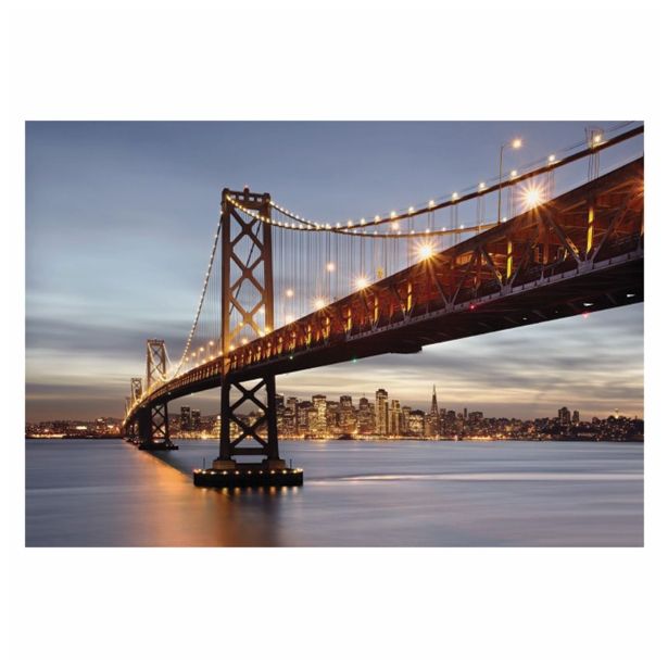 FOTOTAPETA 8-DELNA  BAY BRIDGE 368X254 CM KOMAR