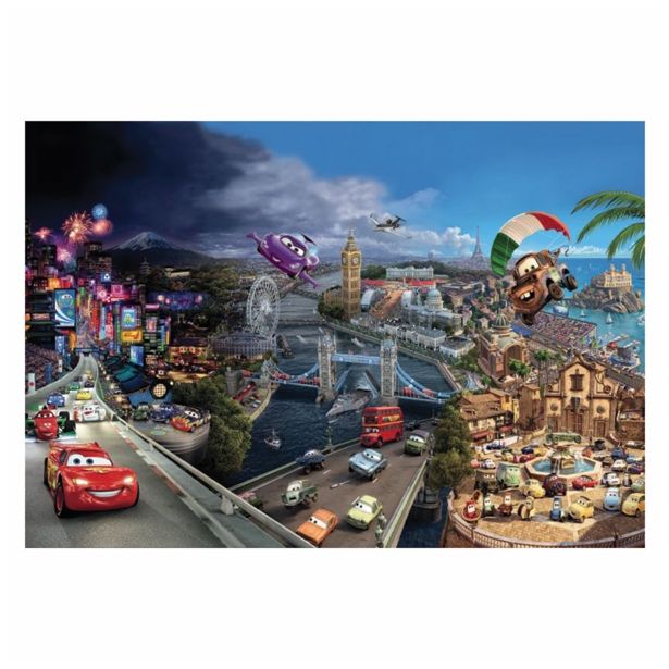 FOTOTAPETA 8-DELNA CARS WORLD DIM.368X254CM KOMAR
