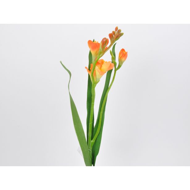 UMETNO CVETJE FREZIJA X2 60CM ORANŽNA