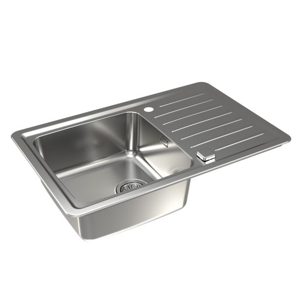 NERJAVNO POMIVALNO KORITO ALVEUS GALEO 20, SATIN 790X500 MM