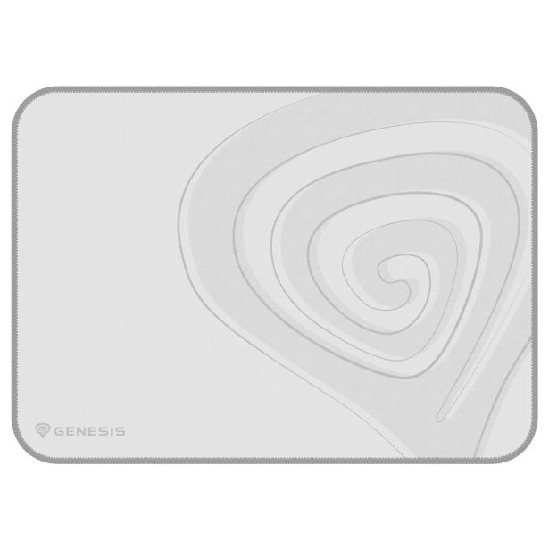 GAMING PODLOGA ZA MIŠKO GENESIS CARBON 400 M LOGO, BELA