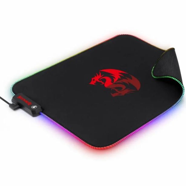 GAMING PODLOGA ZA MIŠKO REDRAGON PLUTO P026 - RGB, ČRNO-RDEČA