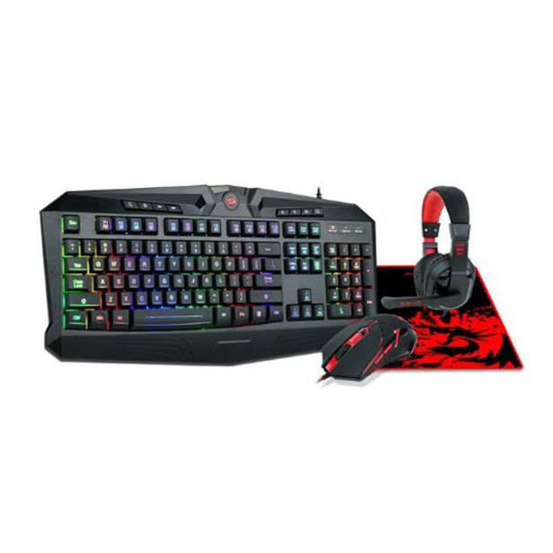 GAMING SET REDRAGON COMBO S101-BA-2 (4IN1) MIŠKA,TIPK.,SLUŠ.,PODLOGA