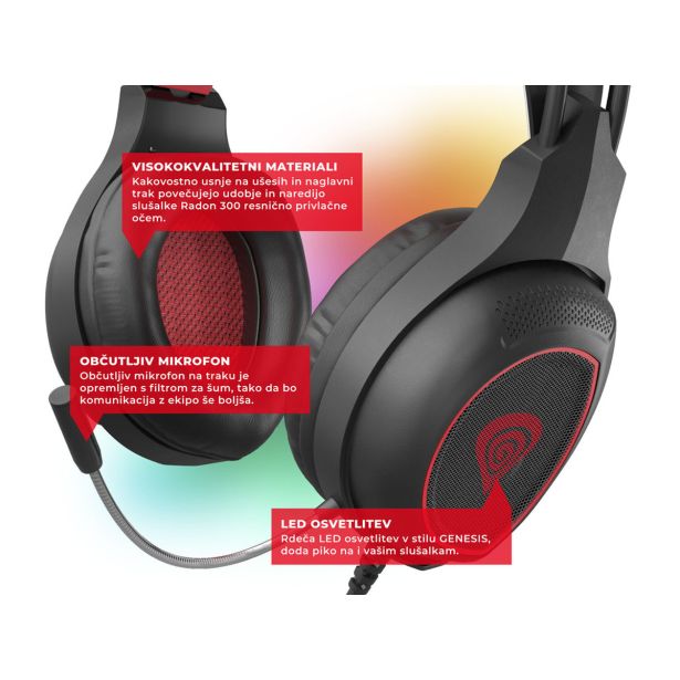 GAMING SLUŠALKE GENESIS RADON 300