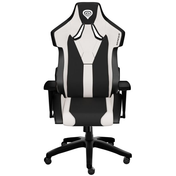 GAMING STOL GENESIS NITRO 650, BELO-ČRN