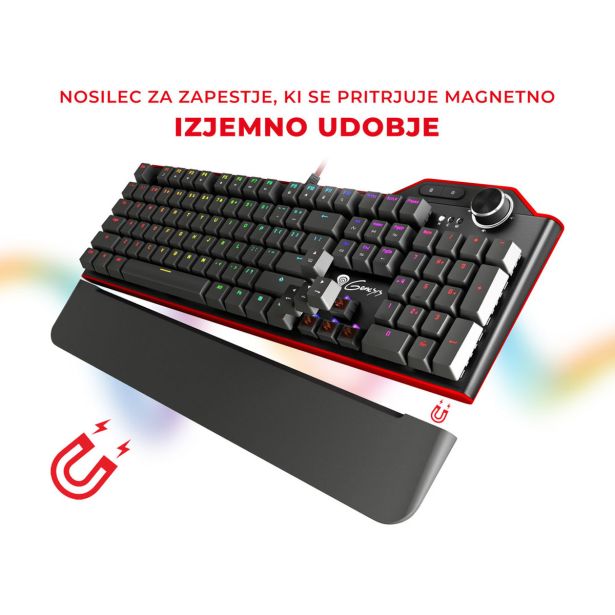 GAMING TIPKOVNICA GENESIS RX85 RGB