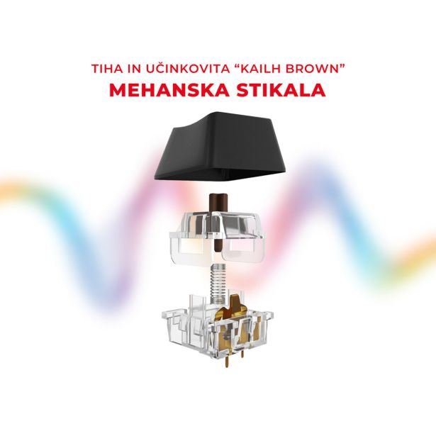 GAMING TIPKOVNICA GENESIS RX85 RGB