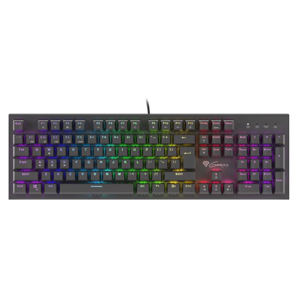GAMING TIPKOVNICA GENESIS THOR 300 RGB ČRNA