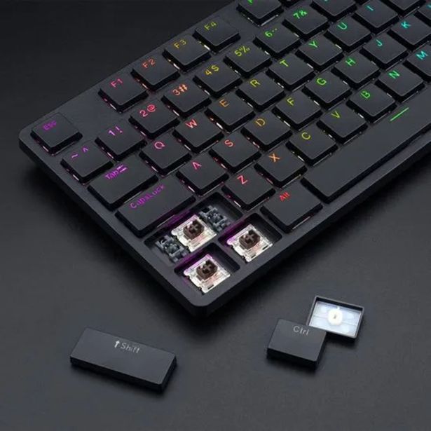 GAMING TIPKOVNICA REDRAGON ANUBIS K539 RGB ŽIČNA/BREZŽIČNA, MEHANSKA