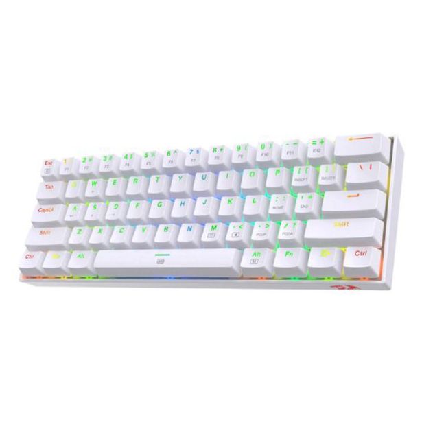 GAMING TIPKOVNICA REDRAGON DRAGONBORN K630 RGB BELA, RDEČA STIKALA