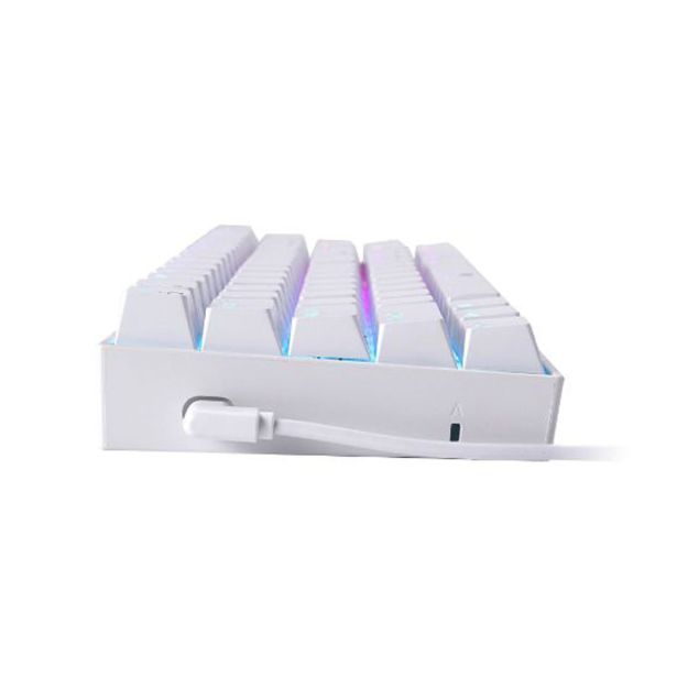 GAMING TIPKOVNICA REDRAGON DRAGONBORN K630 RGB BELA, RDEČA STIKALA