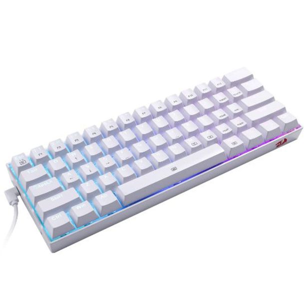 GAMING TIPKOVNICA REDRAGON DRAGONBORN K630 RGB BELA, RDEČA STIKALA