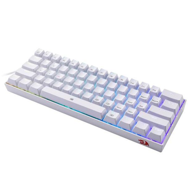 GAMING TIPKOVNICA REDRAGON DRAGONBORN K630 RGB BELA, RDEČA STIKALA