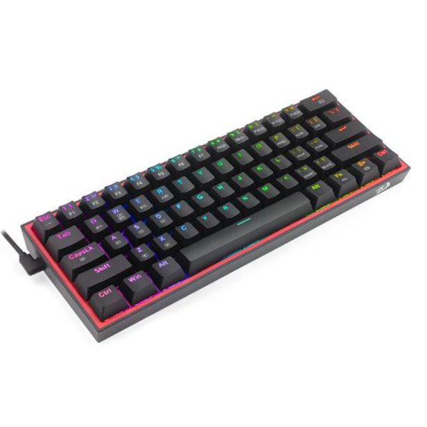GAMING TIPKOVNICA REDRAGON FIZZ PRO BLACK K616 RGB ŽIČNA/BREZŽIČNA, MEHANSKA
