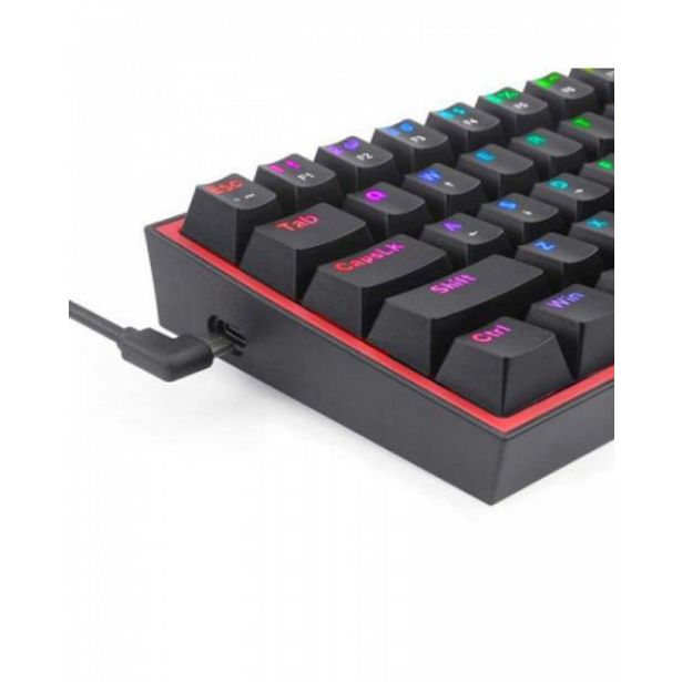GAMING TIPKOVNICA REDRAGON FIZZ PRO BLACK K616 RGB ŽIČNA/BREZŽIČNA, MEHANSKA