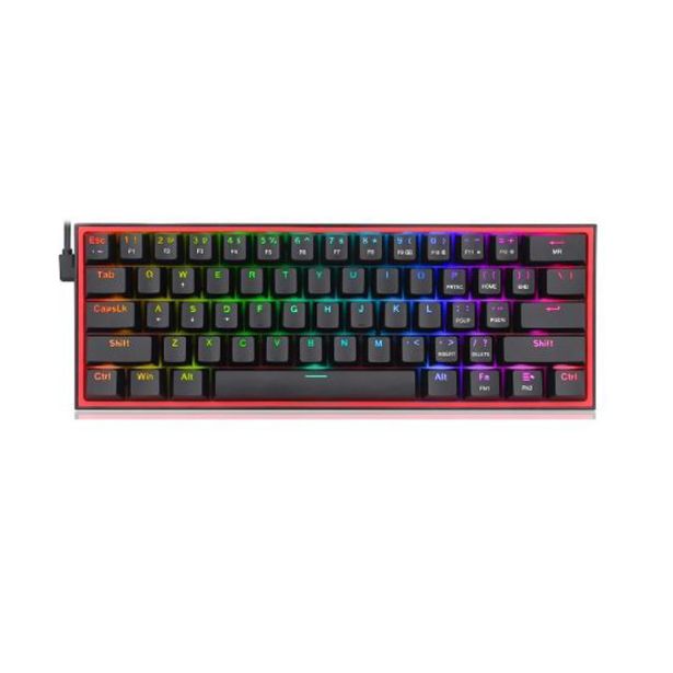 GAMING TIPKOVNICA REDRAGON FIZZ RAINBOW K617 MEHANSKA