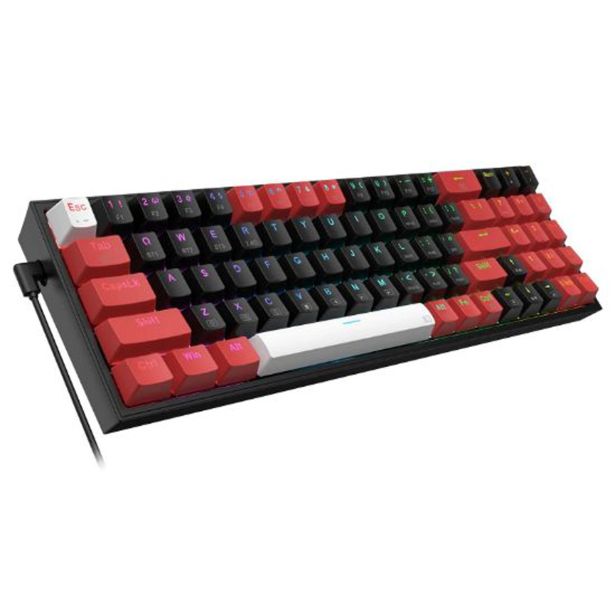 GAMING TIPKOVNICA REDRAGON POLLUX K628RGB PRO ŽIČNA/BREZŽIČNA, MEHANSKA