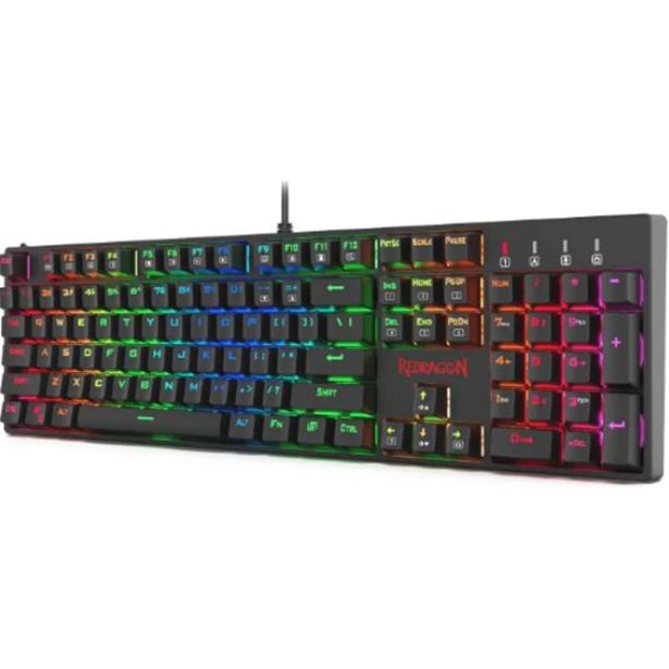 GAMING TIPKOVNICA REDRAGON SURARA K582RGB MEHANSKA, RJAVA STIKALA