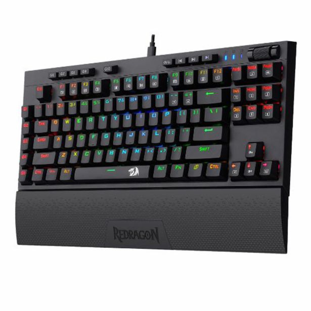 GAMING TIPKOVNICA REDRAGON VISHNU K596RGB RDEČA STIKALA