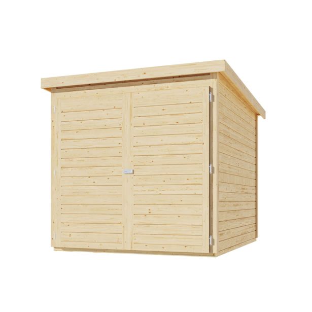 GARAŽA ZA KOLESA KARIBU BARVA LESA 162,5X216X167