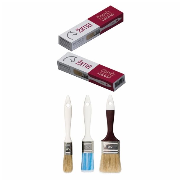 GARNITURA ČOPIČEV ŽIMA 3/1 DELNI SET